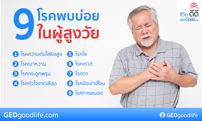 โรคพบบ่อยในผู้สูงอายุ