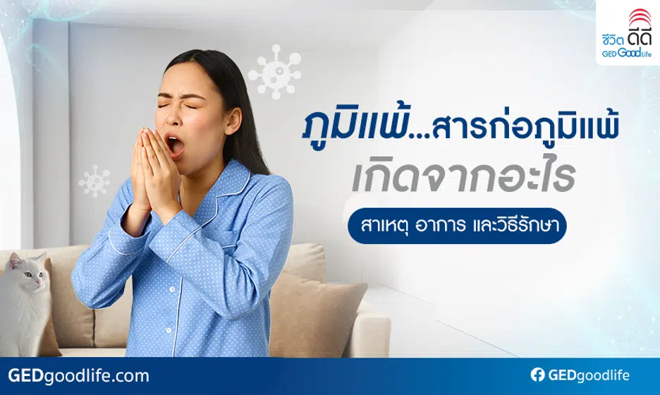 ภูมิแพ้ สารก่อภูมิอแพ้ เกิดจากอะไร สาเหตุ อาการ และวิธีรักษา